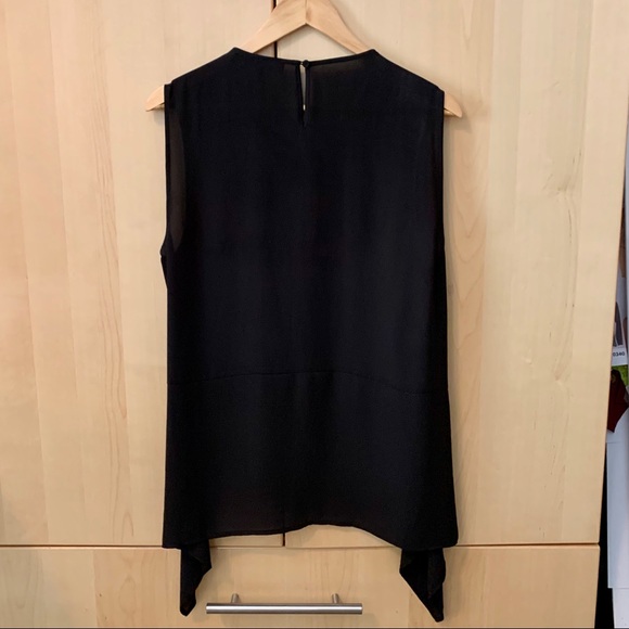 BCBG Maxazria Side Drape Colorblock Ely Tank - Picture 3 of 8